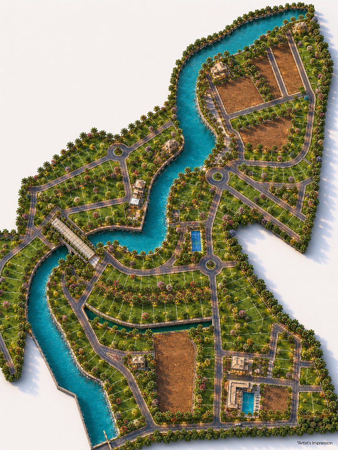 The Veniscape Site Plan